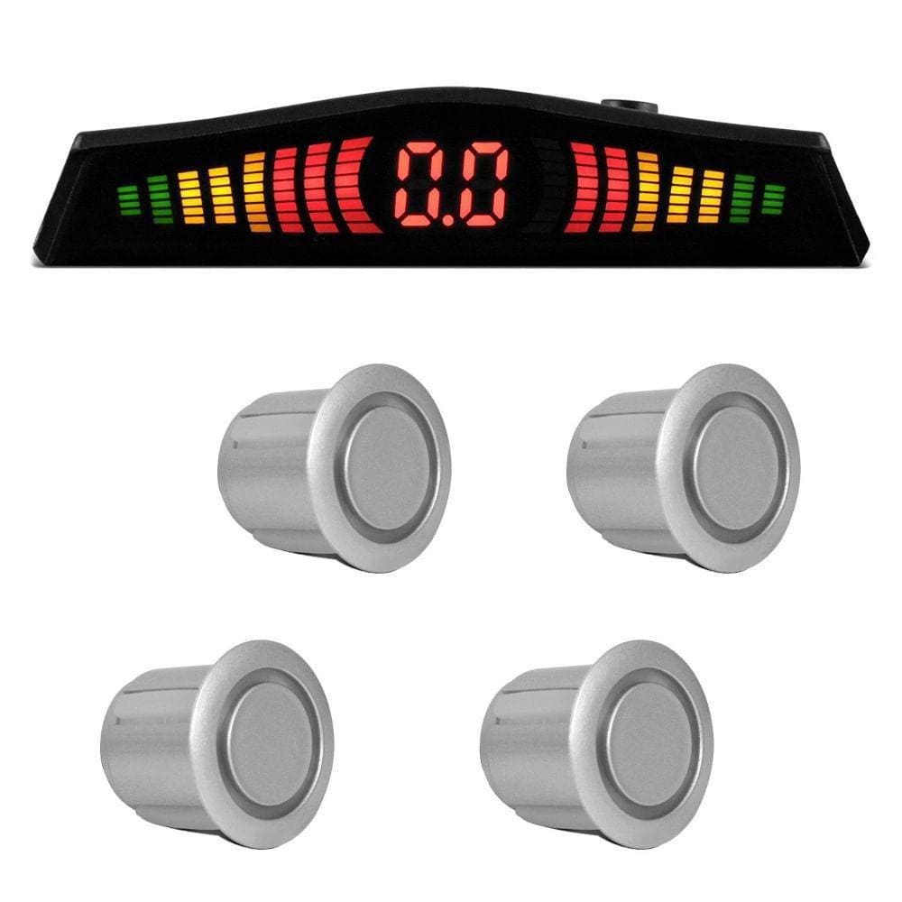 Sensor Estacionamento 4 Sensores Com Display LCD 2.5" Câmera