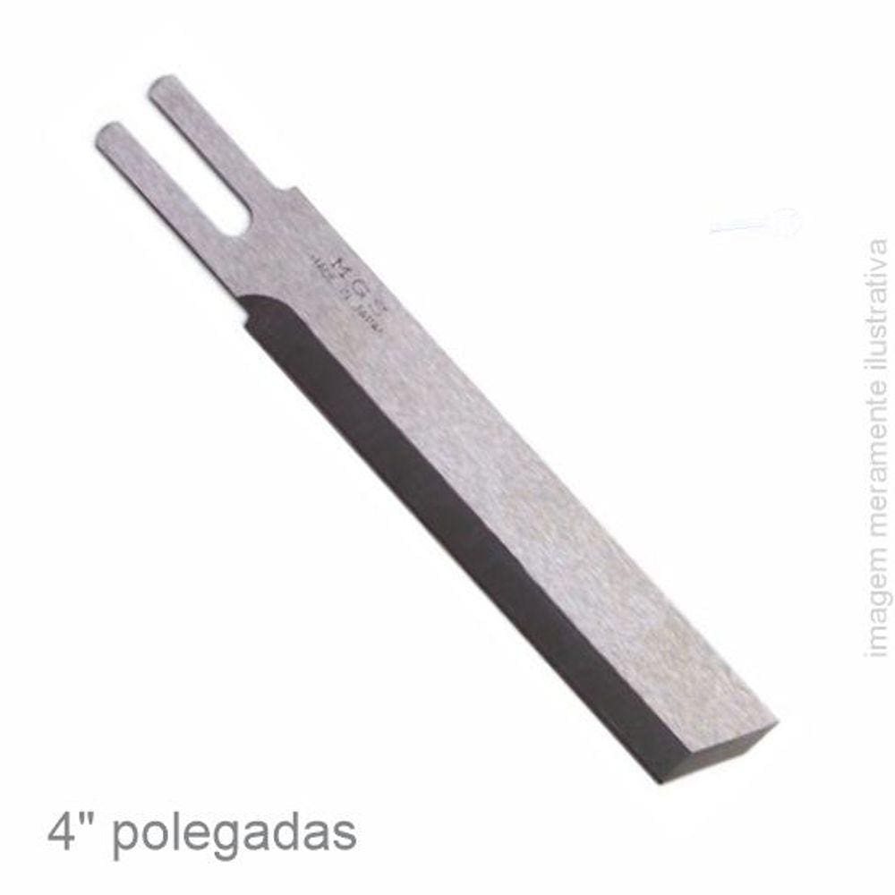Faca Lisa Corte De Faca 4` Polegadas Larga Eastman