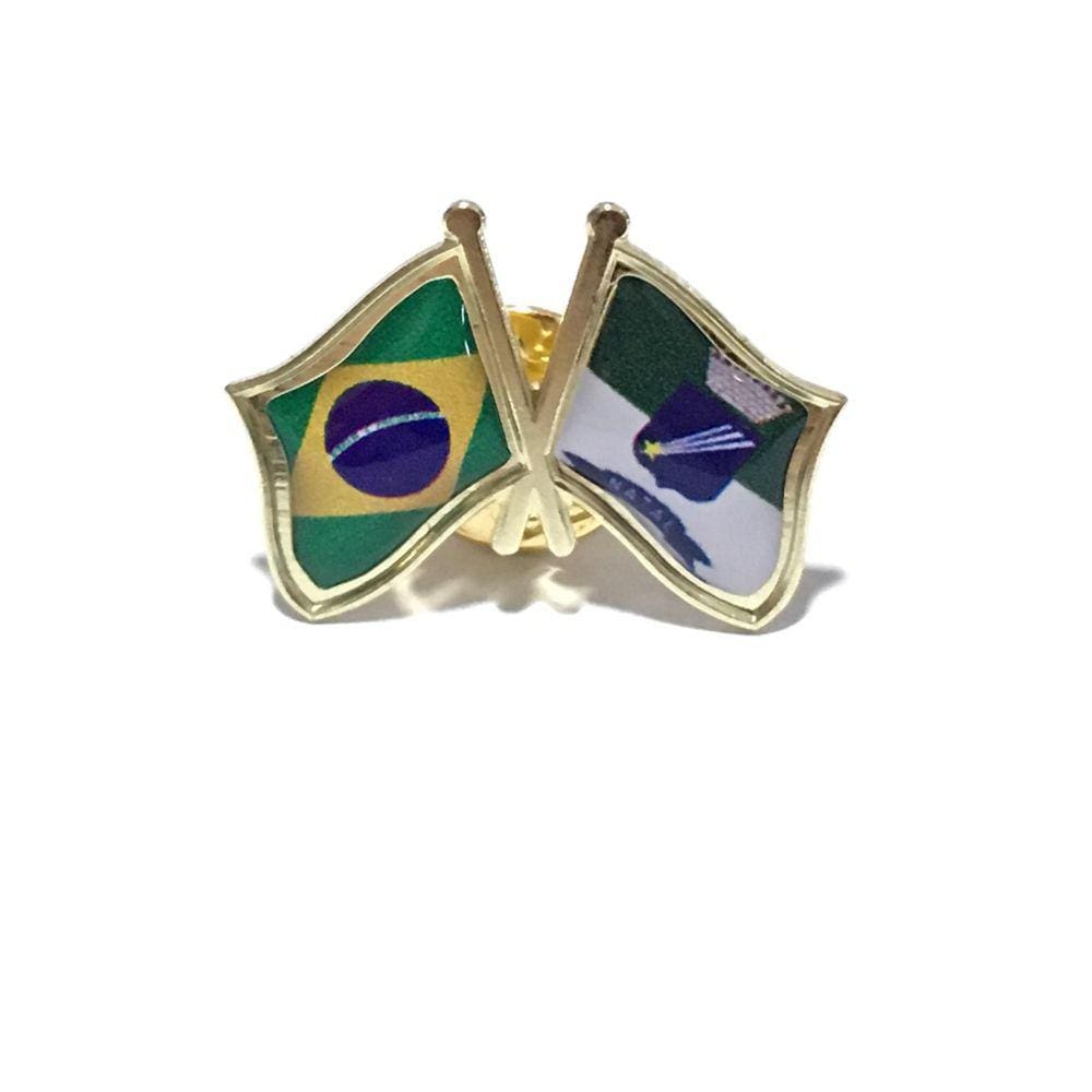 Pin Da Bandeira Do Brasil X Natal