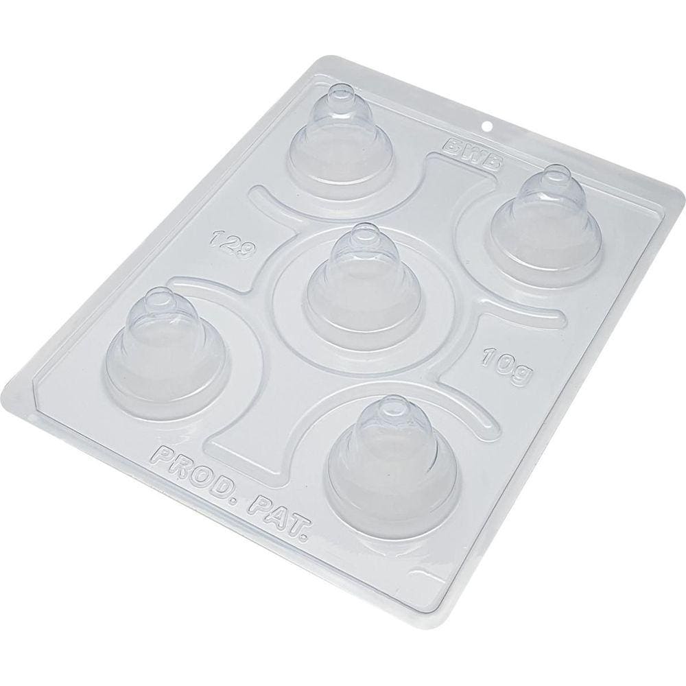 Forma De Silicone 3 Partes Sino De Natal Bwb Para Chocolate