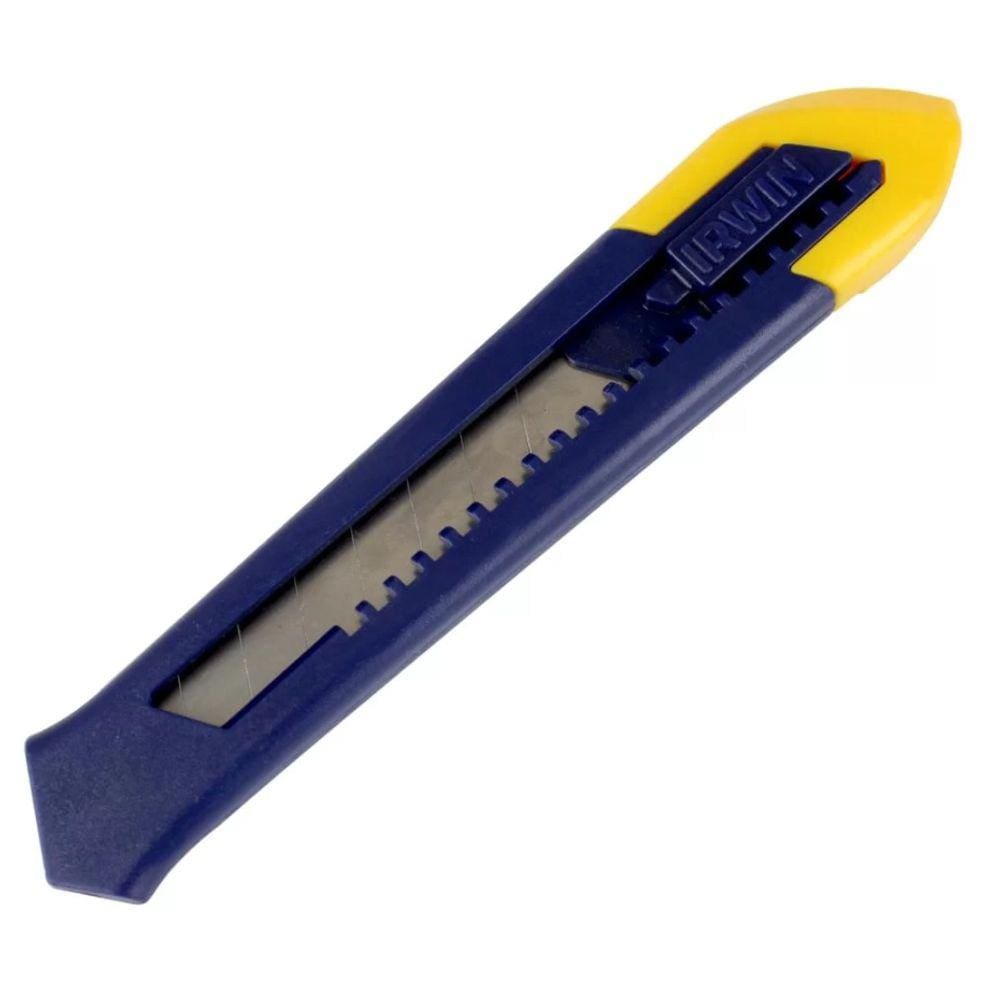 Estilete Profissional Largo 18mm C/ Trava Multiuso Irwin