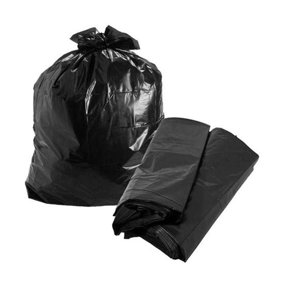 Kit Saco de Lixo Preto 100 Litros Reforçado P4 c/ 50 unidades