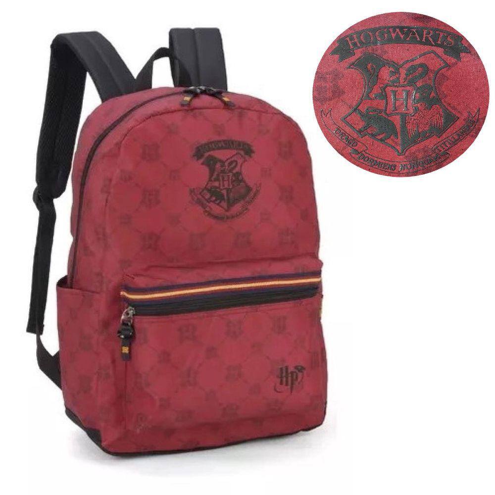 Mochila Escolar Harry Potter Hogwarts Casa Grifinória