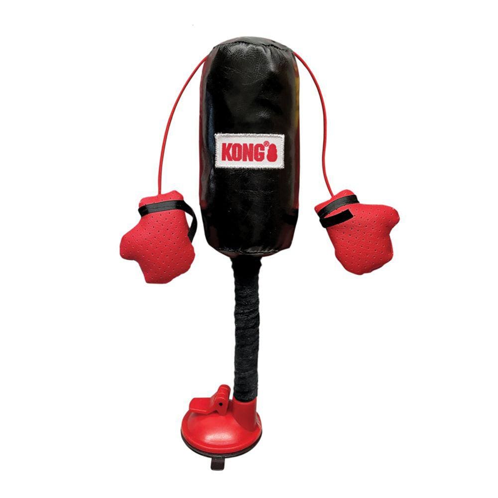 Kong Connects Punching Bag Brinquedo Interativo Saco de Pancadas com Luvas de Boxe Cheias de Catnip - Erva de Gato
