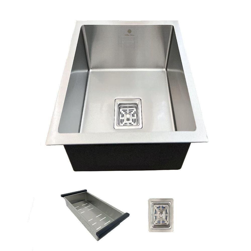 Cuba Gourmet Quadrada Aço Inox 304 Escovada 44X44Cm Premium