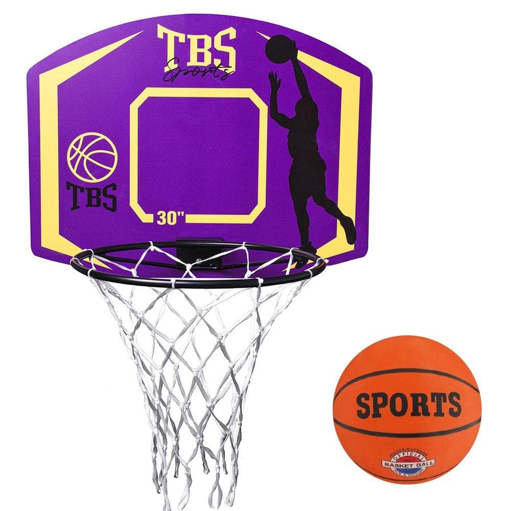 Tabela De Basquete, Aro 41 Cm C/ Rede - Bola N7 À Prova D`agua