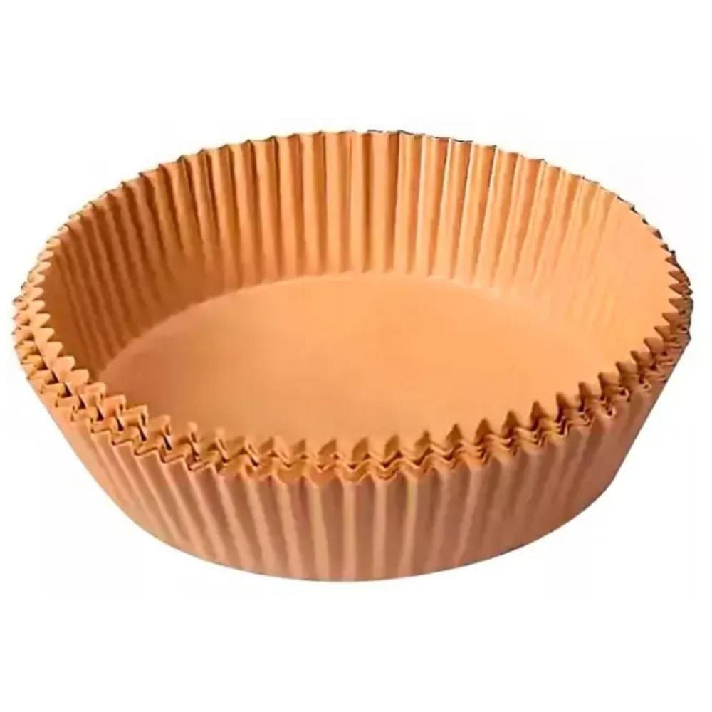 Forma Fritadeira Descartável Redonda 50 Pçs - 16cm