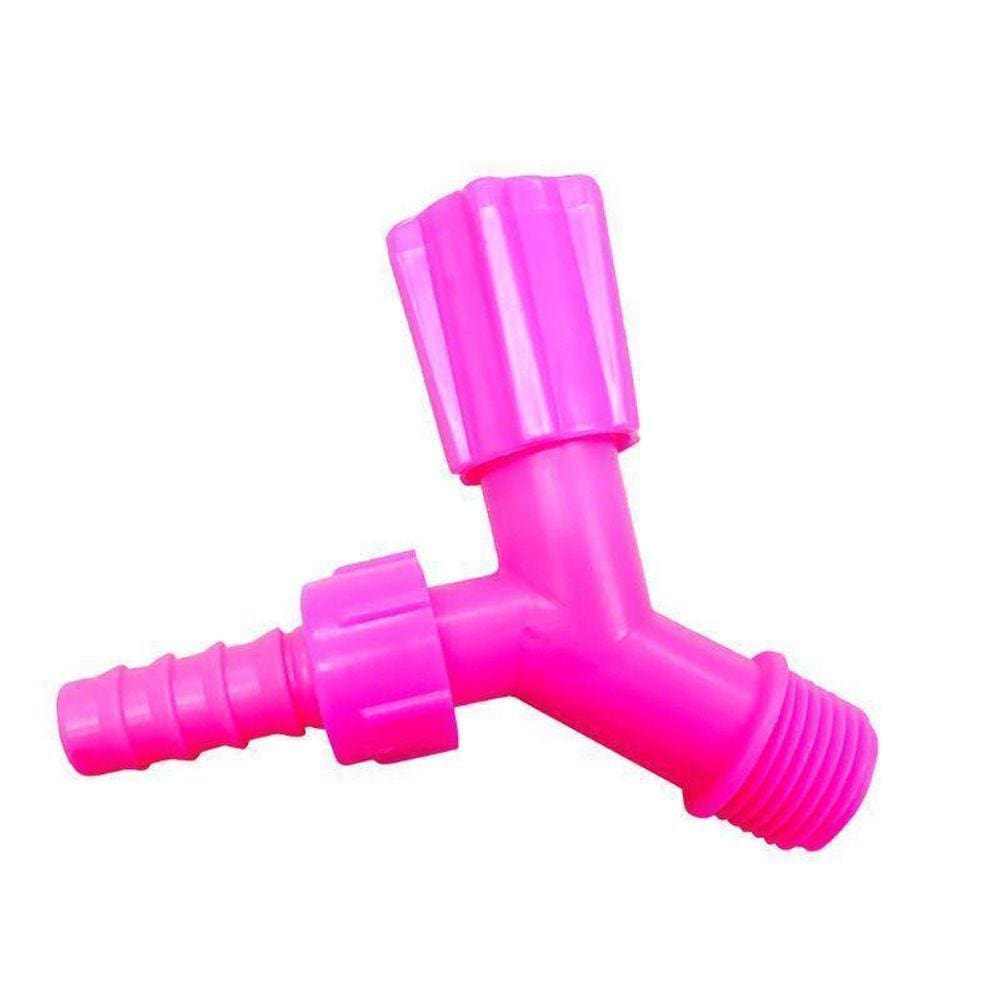 Torneira Para Tanque E Jardim Bico 3/4 Rosa Neon