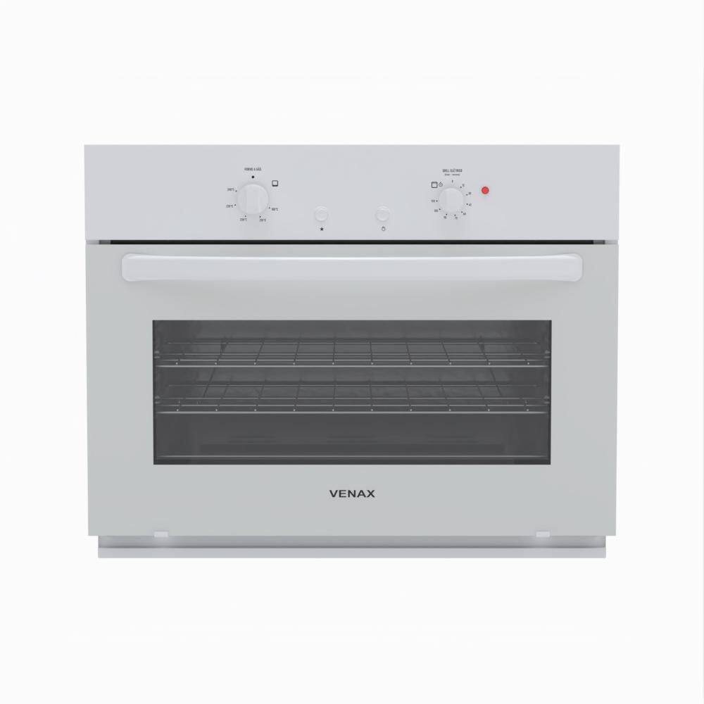Forno 90l de Embutir Venax Branco - Gás - Bianco Giii - 220v