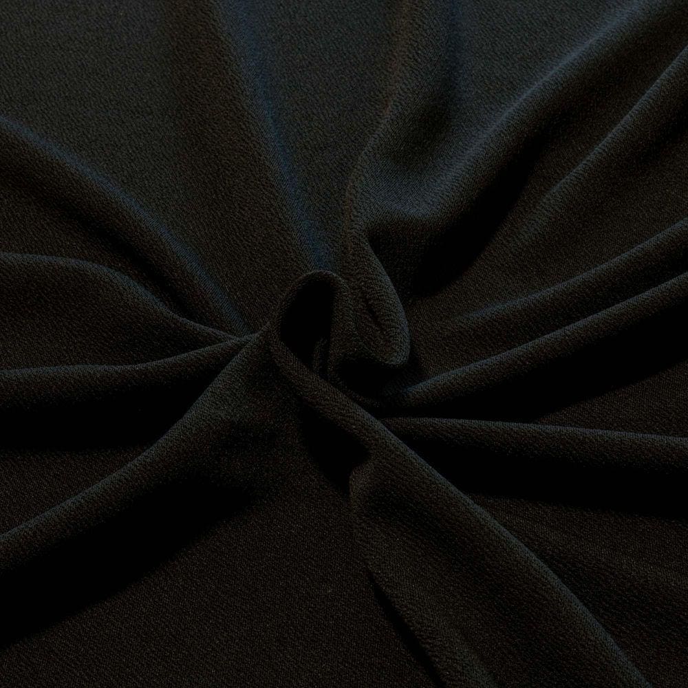 Tecido Crepe De Malha 1,60 M Largura Preto