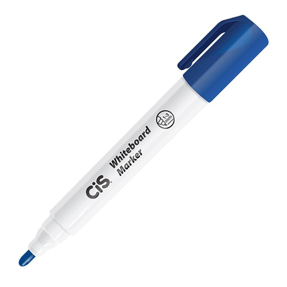 Caneta Quadro Branco Cis Whiteboard Marker Azul