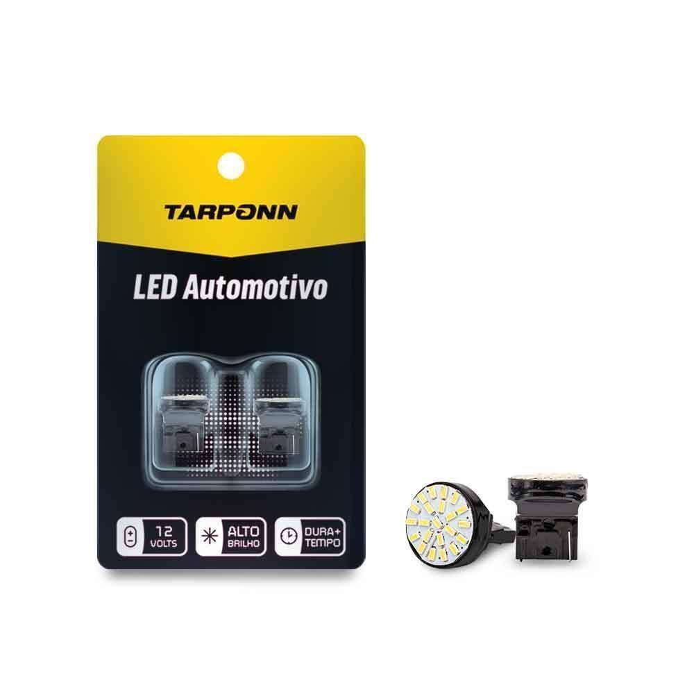 Par Lâmpada Led Ré Traseira Freio T20 1Polo 22 Leds