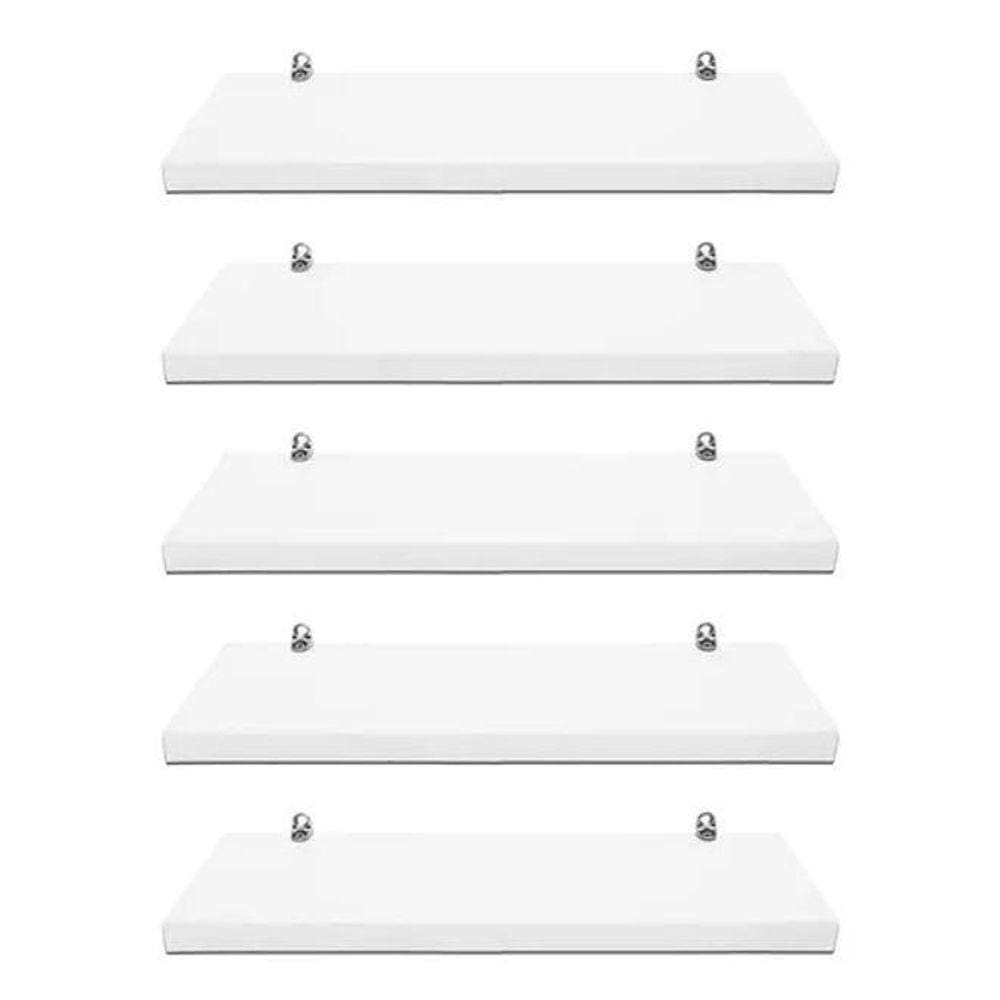 Jogo 5 Prateleiras Decorativas Infantil Porta Livros Mdf