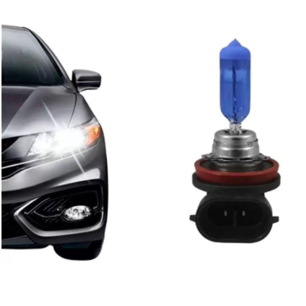 Lâmpada Super Branca H11 12V 55W Pgj19-2 Farol Milha