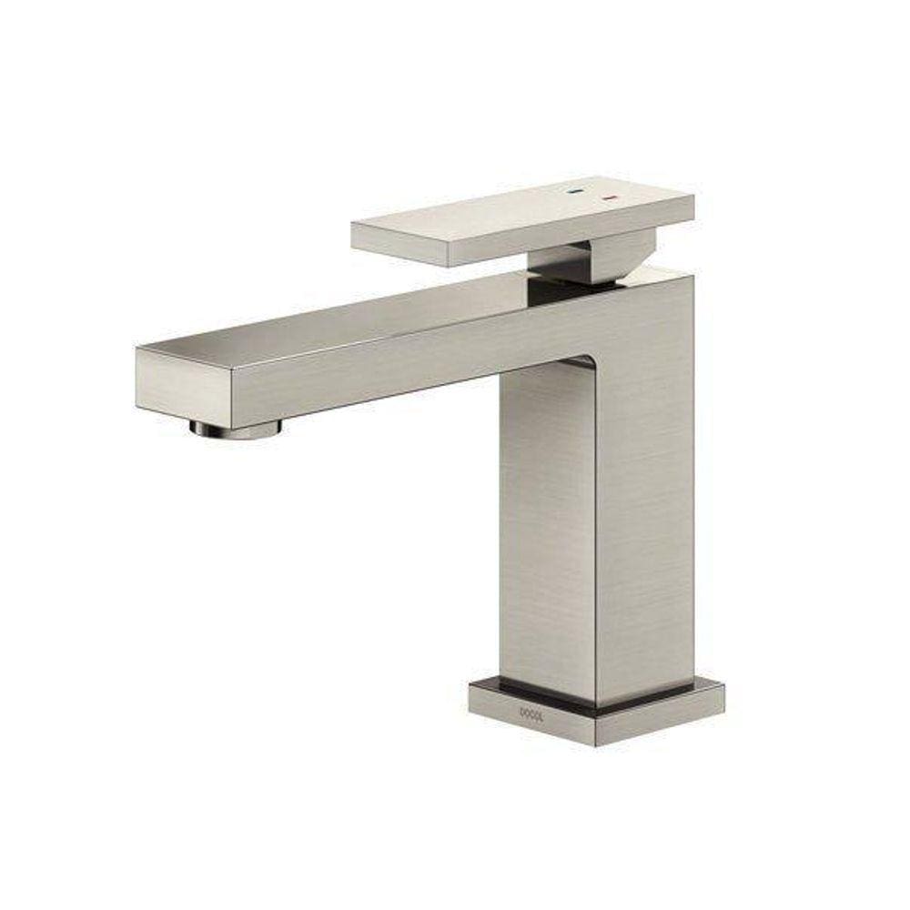 Misturador Monocomando Lavatório Mesa Edge Niquel Escovado