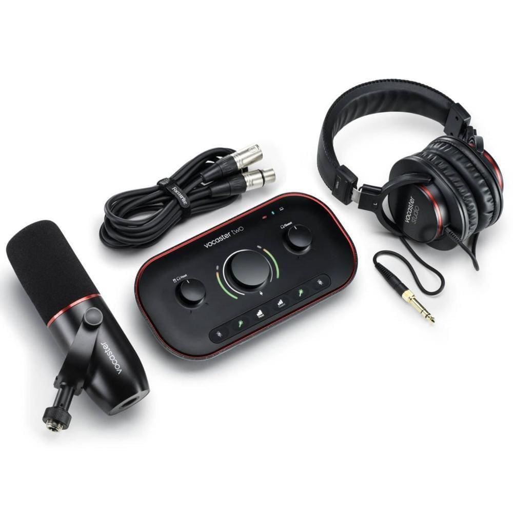 Vocaster Two Studio Interface De Áudio Focusrite Podcast
