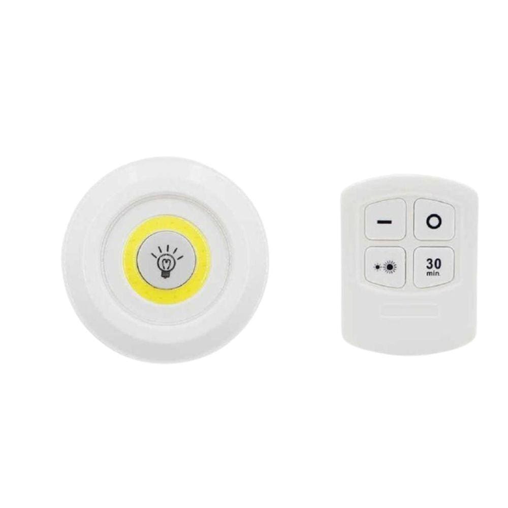 Lampada Luminaria Led Spot Sem Fio Com Controle Remoto