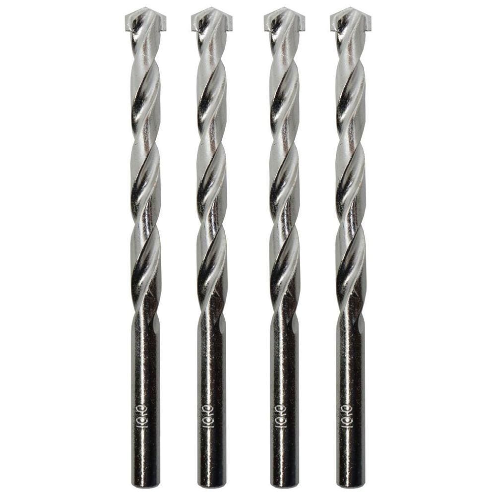 Broca Para Concreto 10X120Mm Uso Em Furadeira Com 10 Un
