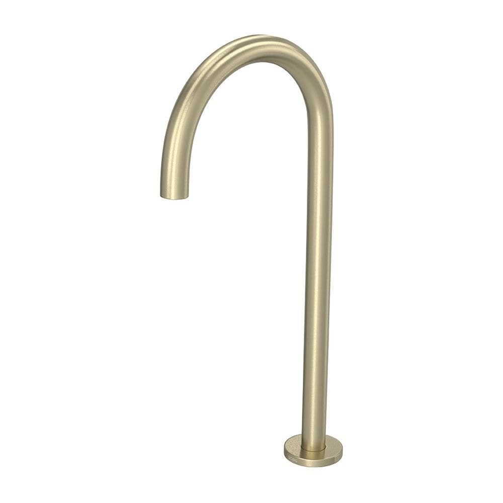 Torneira Bica Média Redonda Dourada - Linha You 364x50x187mm