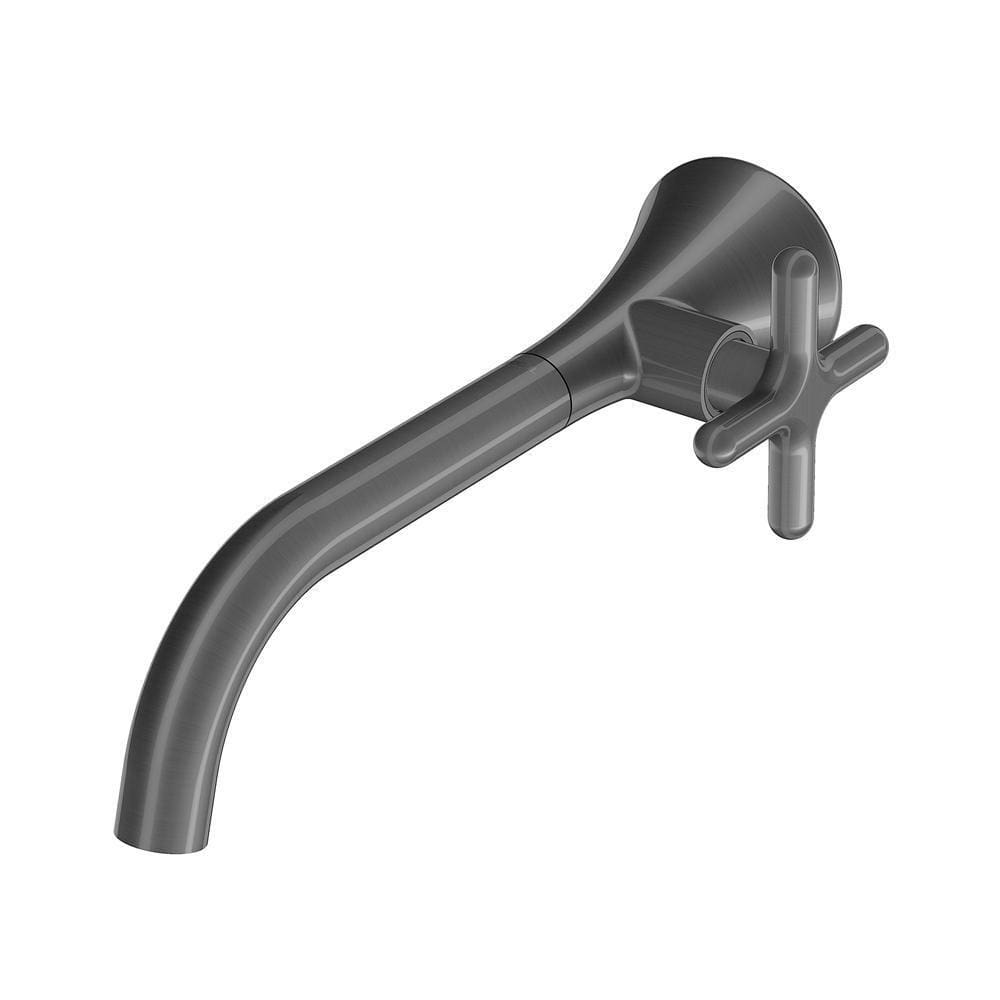 Torneira Docol Lissbr Grafite 1/4 Volta Aço Inox
