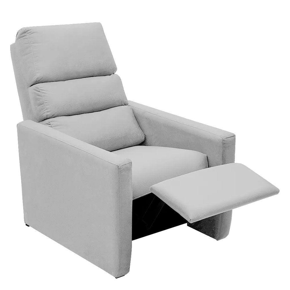 Poltrona do Papai Reclinável Ravena Sintético Branco - Speciale Home