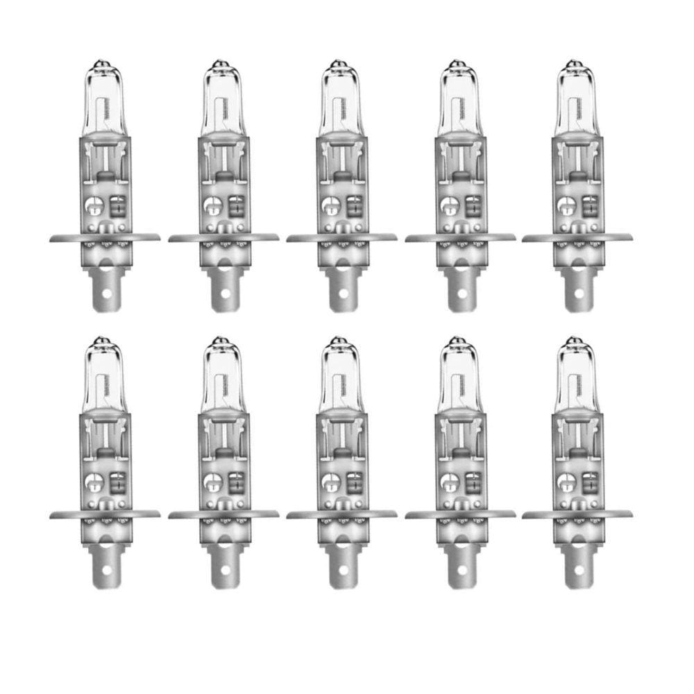10X Lampada Automotiva Halogena H1 55W 8500K Hid Farol Alto