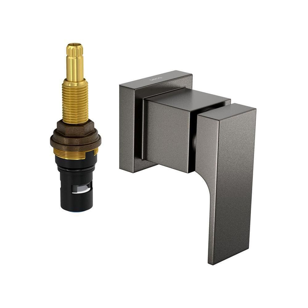 Acabamento Registro Unic Grafite 1/2 com Mecanismo Volta