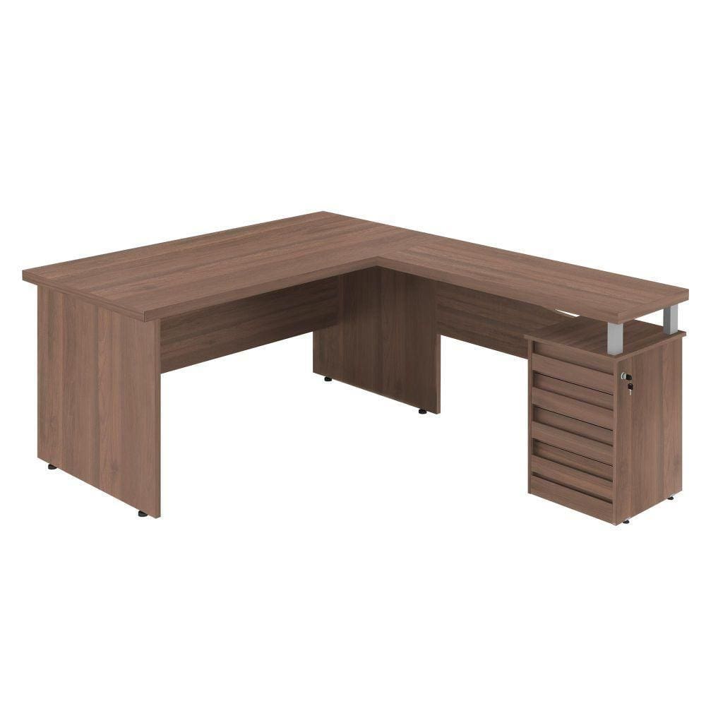 Mesa em L 1.8 Brasil Noce