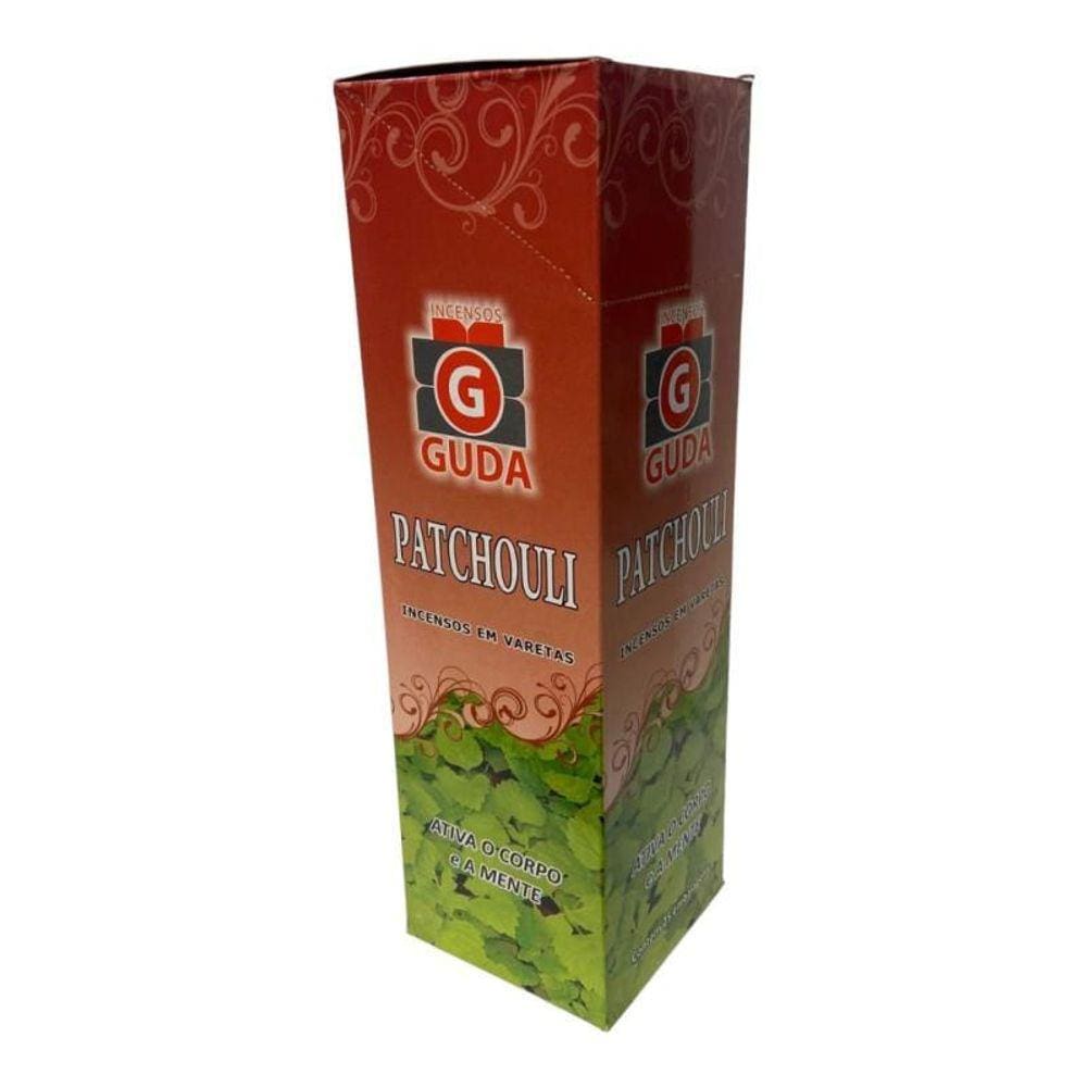 Incenso Patchouli Guda Indiano 25 Caixas Com 7 Varetas