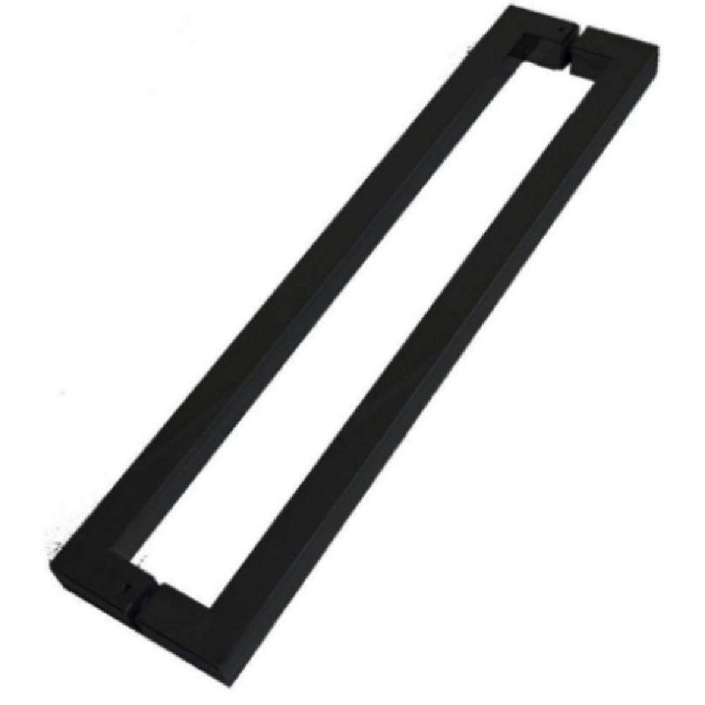 Puxador Duplo Goal 30X30 Inox Preto 1000Mm Geris