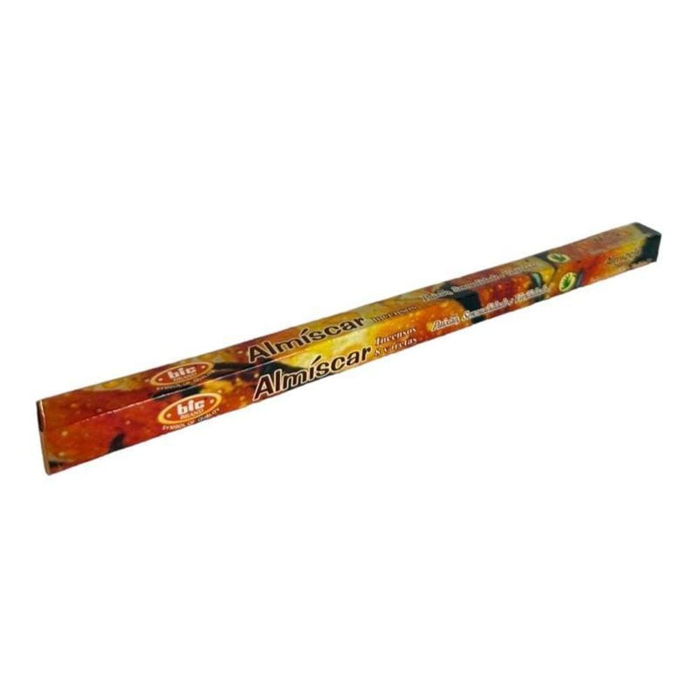 Incenso Indiano Bic Almíscar Caixa Com 8 Varetas