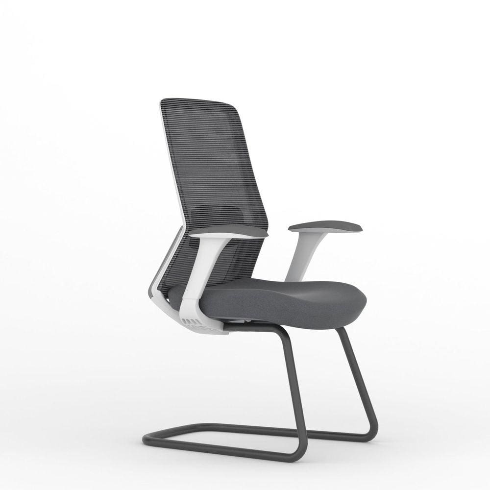 Cadeira Escritório Interlocutor Polar VW Cinza Claro