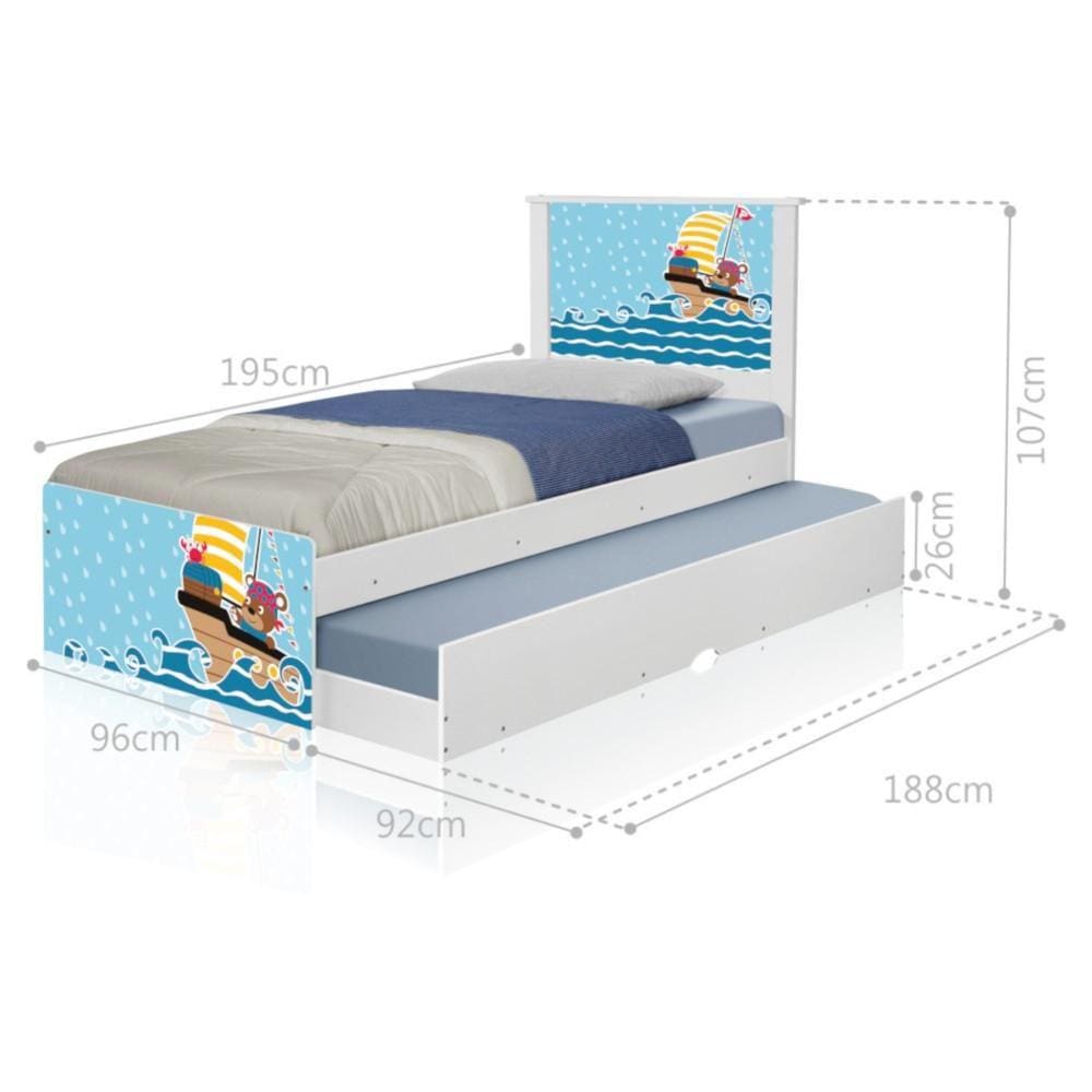 Bicama Ursinho Pirata com Colchões