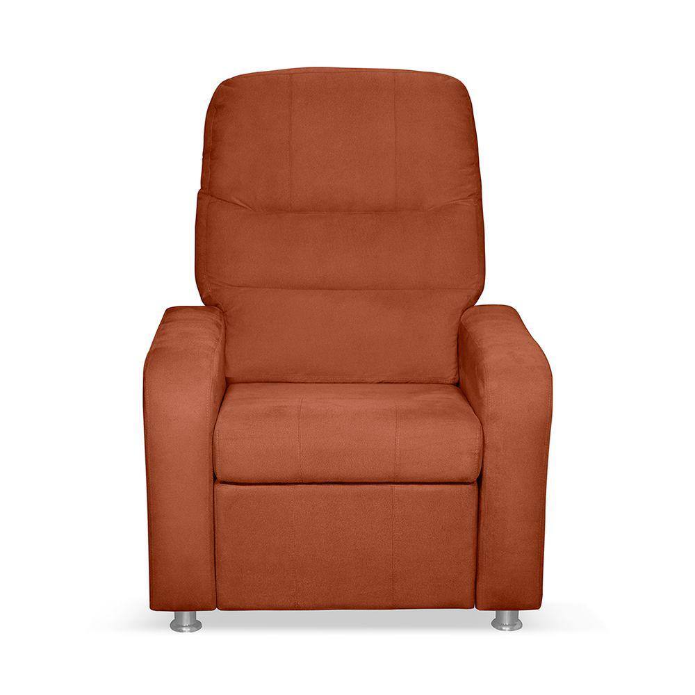 Poltrona Do Papai Reclinável Confortável Suede