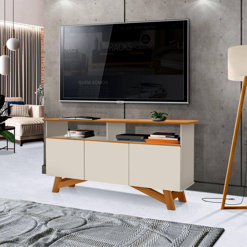 Rack para TV com 3 Portas Dortmund