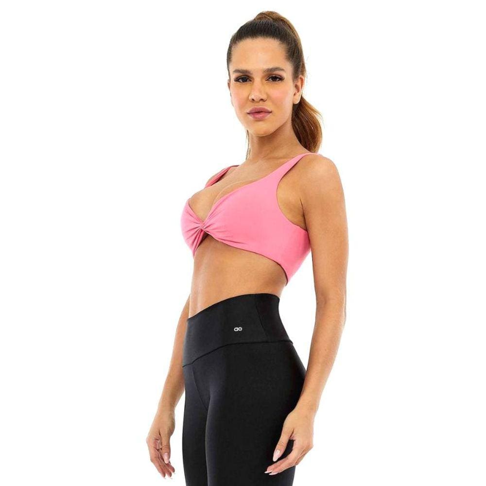 Top Alto Giro Bodytex Frente E Costas Feminino Ref:2211504