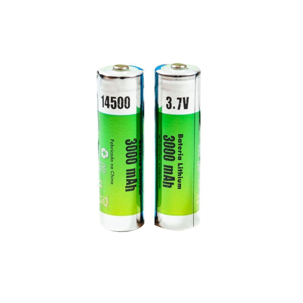Bateria Recarregável 3.7V 3000mAh FX L14500