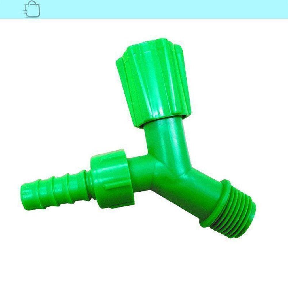 Torneira Para Tanque E Jardim De 1/2 Com Bico 3/4 Cor:Verde