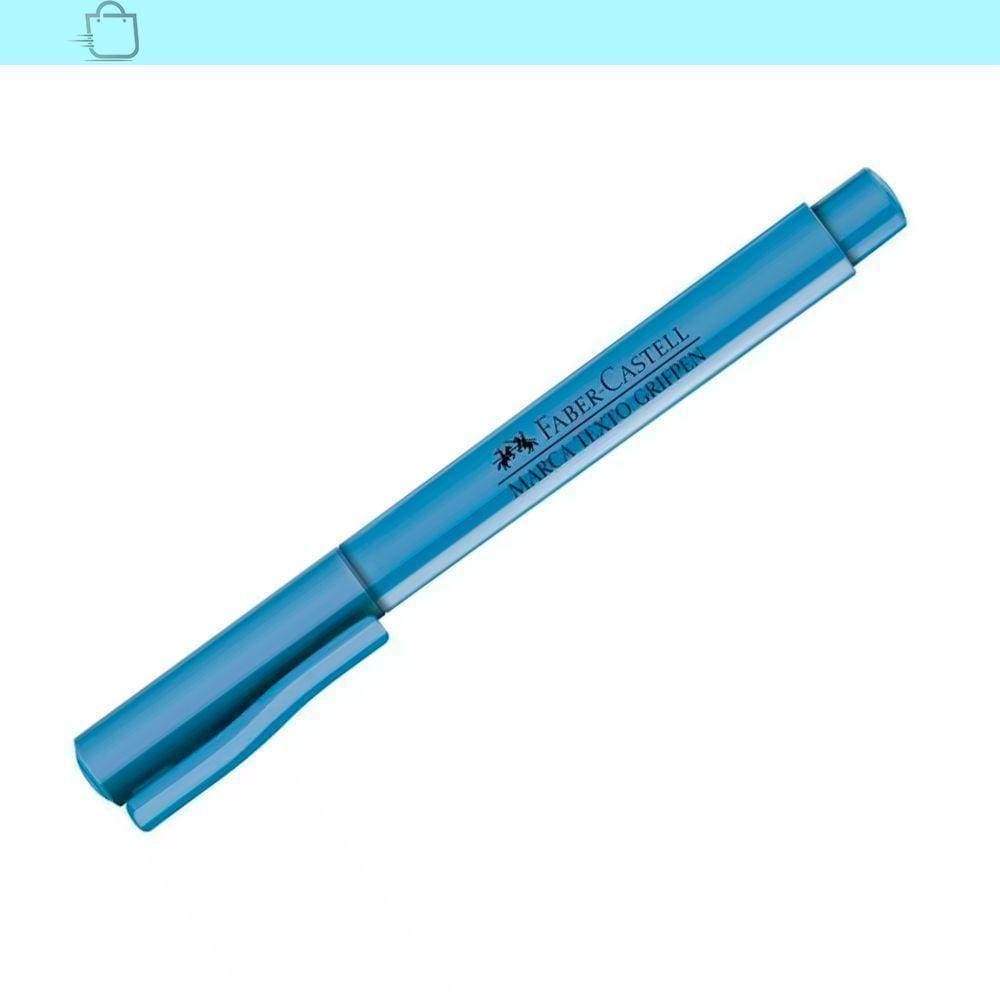 Marca Texto Superfluorescente Faber-Castell 12Un Tinta:Azul