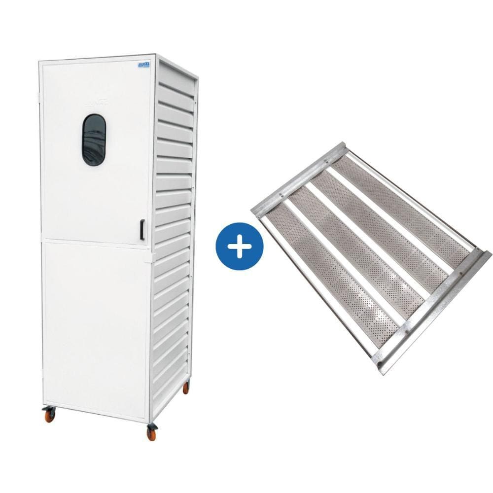 Armário Vazio Fechado Padaria Panificadora Com 20 Assadeiras 40x60 Pão Francês Ch Ff Pintura Epóxi Innal