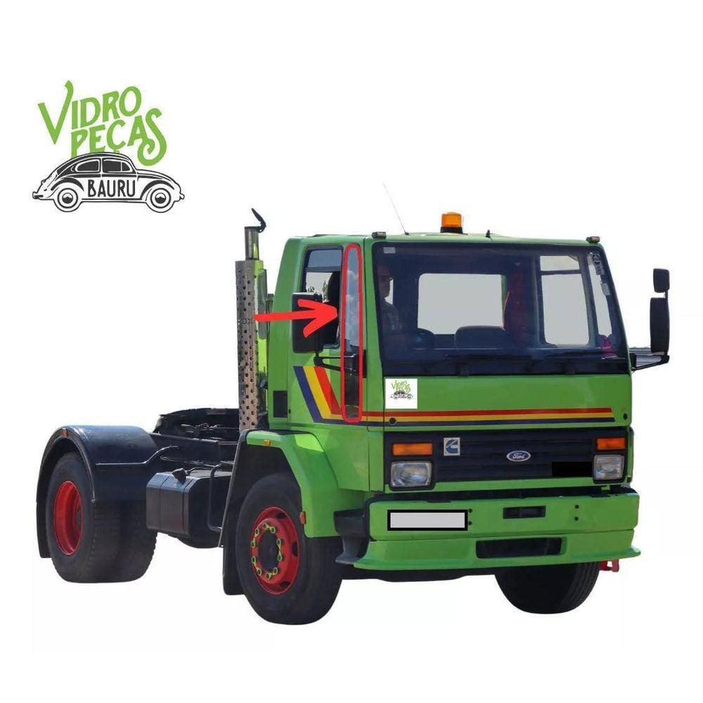 Borracha Quebra Vento Fixo Direito Caminhao Cargo Ate 2011
