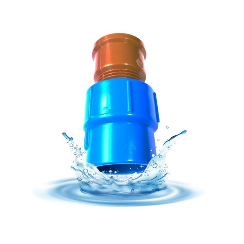 Bloqueador de Ar ArClosed PVC Azul 3/4 DN25mm - Kit Completo