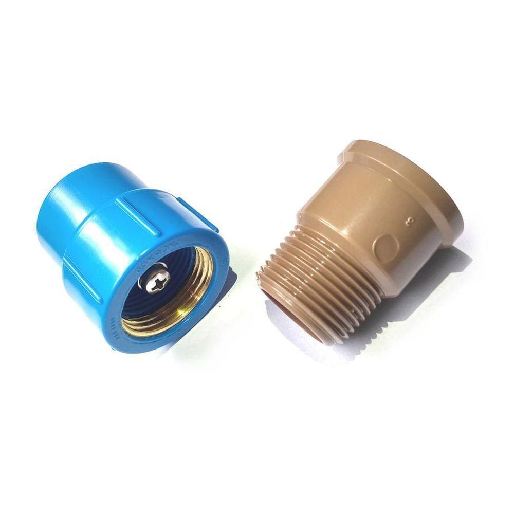 Válvula Bloqueador De Ar 3/4 Kit Rosca Latão Pvc 10 Pçs