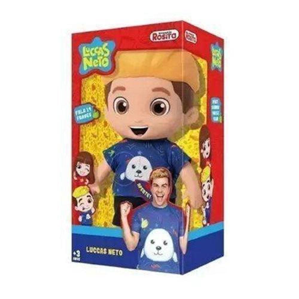 Boneco Luccas Neto Frases Loiro R.1079 Rosita - Única Único