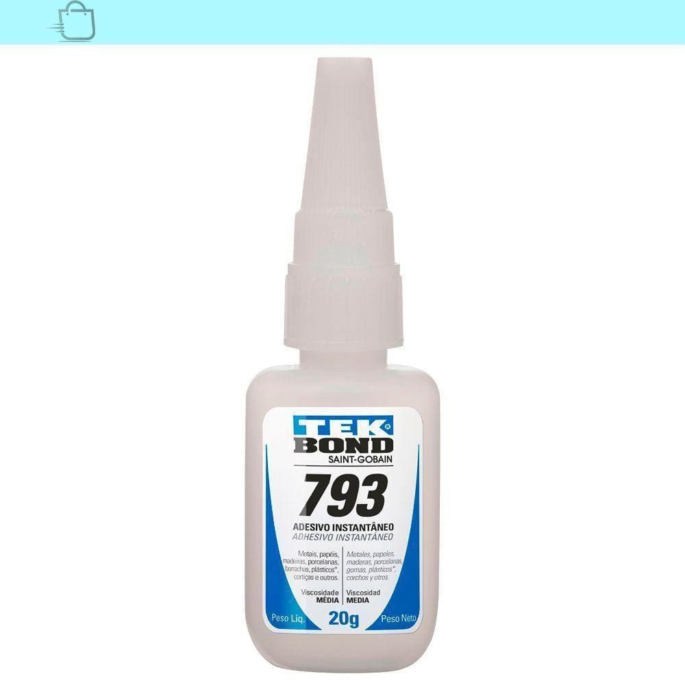 Cola Tek Bond 793 20g - Alta Adesão para Materiais Porosos