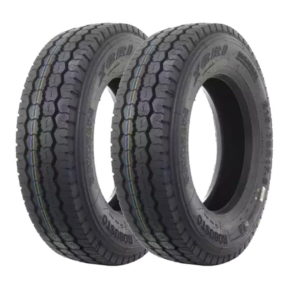Kit 2 Pneus XBRI Aro 17,5 235/75R17,5 Robusto P1 18 Lonas 143/141J