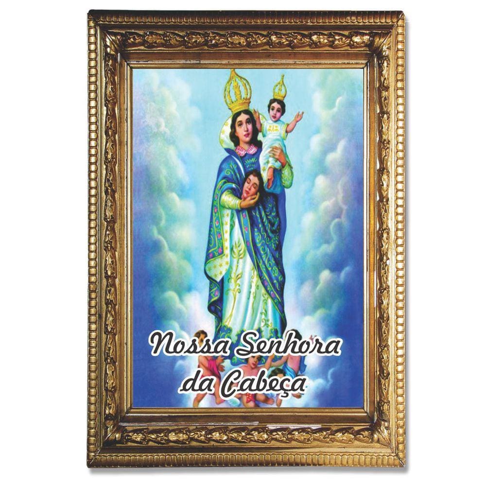 Santinho Nossa Senhora Da Cabeça 500 un. c/ oração no verso