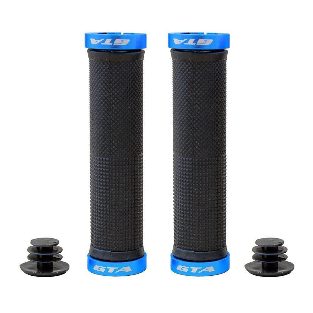 Manopla Rider 130MM TPR Preto/Azul