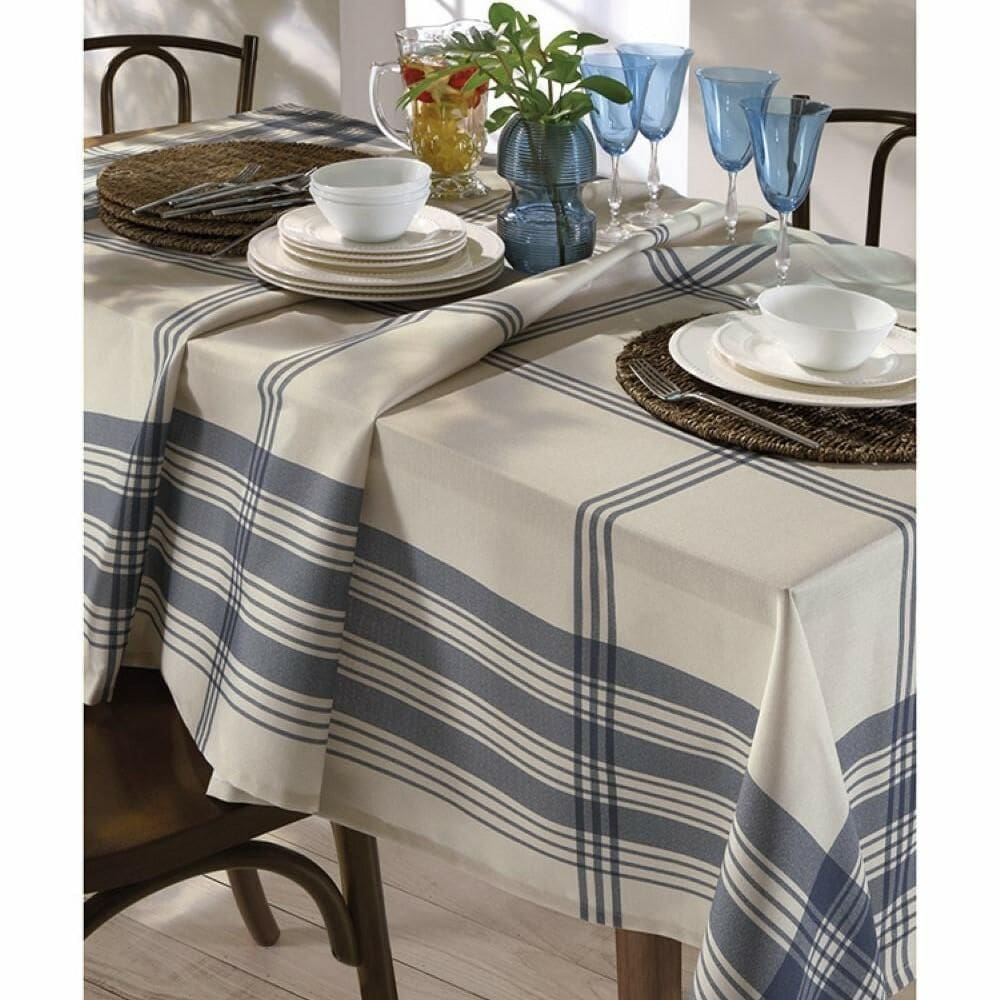 Toalha De Mesa Quadrada 4 Lugares Dohler 1,40Mx1,40M Aurora