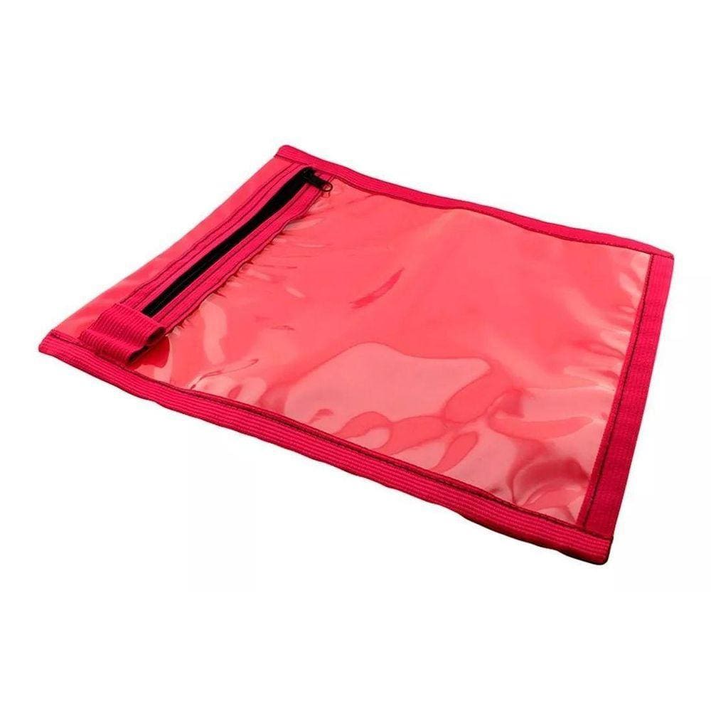 Kit 10 Porta Ordem Óticas C/zíper C210 Rosa 22x23,6cm